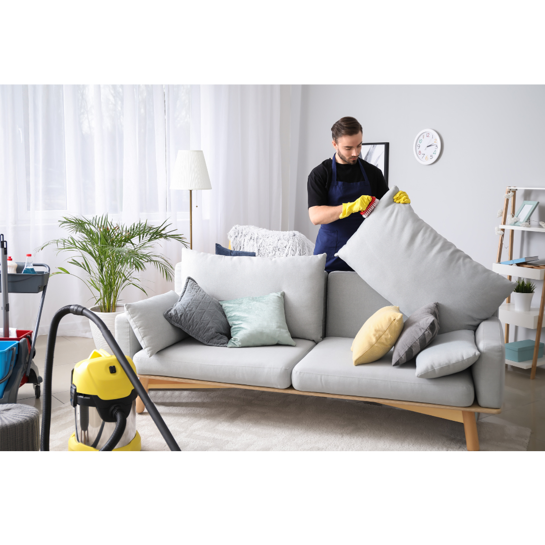 limpieza de interior de apartamento turistico o residencia compartida en coliving en madrid